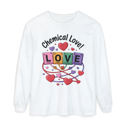 Chemical Love Long Sleeve T-Shirt Women's, Perfect Gift for Science Lovers, Valentine's Day, Chemistry Enthusiasts, Casual Wear, Cute [...]