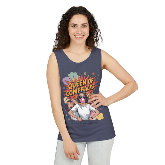 Funny Women's Tank Top, Queen of Comebacks Tee, Funny Graphic Tank, Gift for Her, Casual Wear, Comedy Apparel