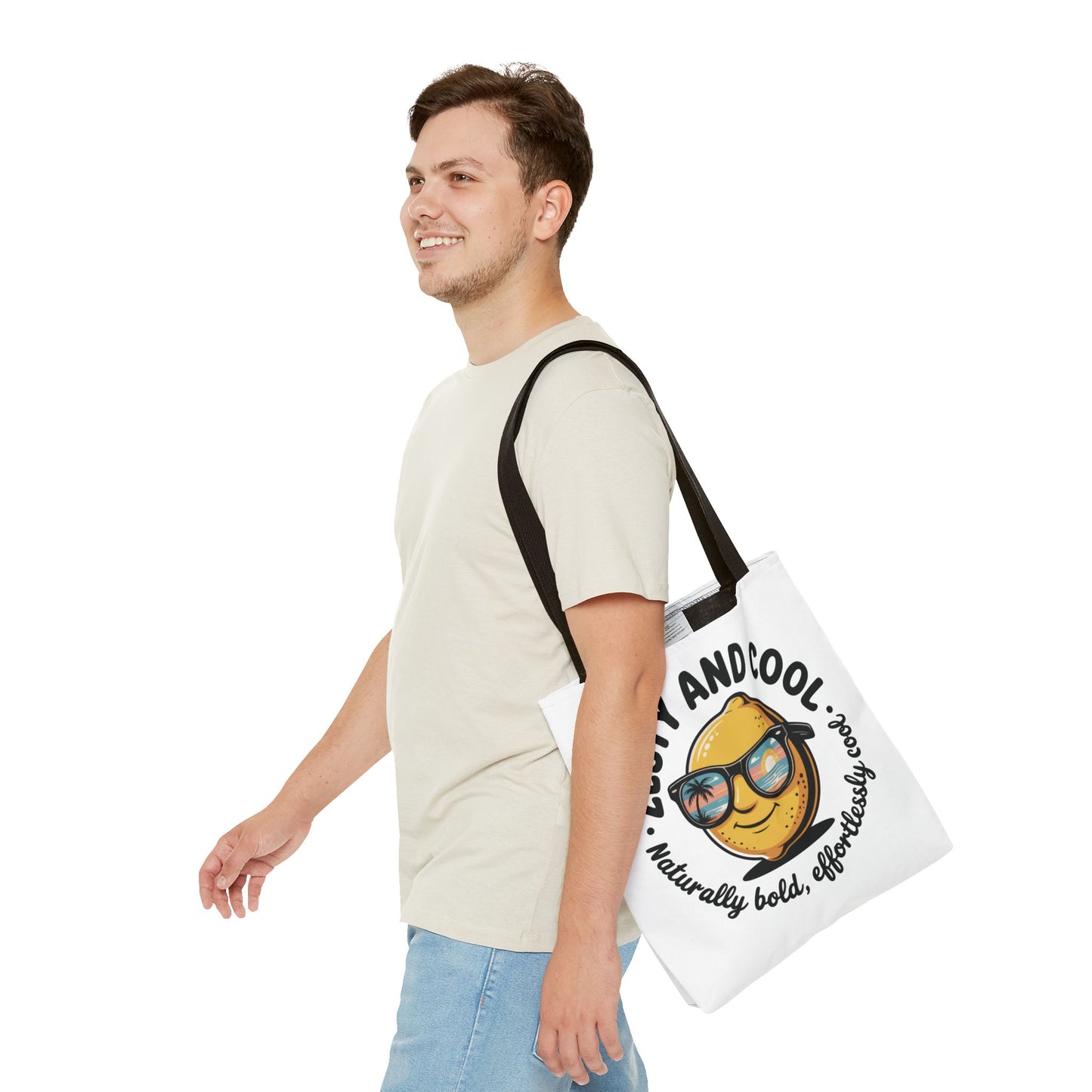Zesty Lemon Tote Bag - Fun & Bold Carry-All for Everyday Use, Summer, Beach Days, Gifts, Eco-Friendly Shopping, Large Tote Bag