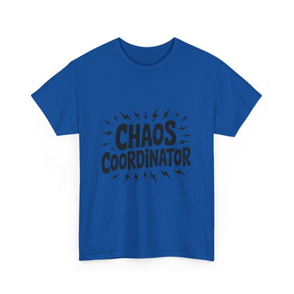 Chaos Coordinator Heavy Cotton Men's Tee, Fun T-Shirt, Gift for Organizers, Humor Tee, Men's Casual Wear