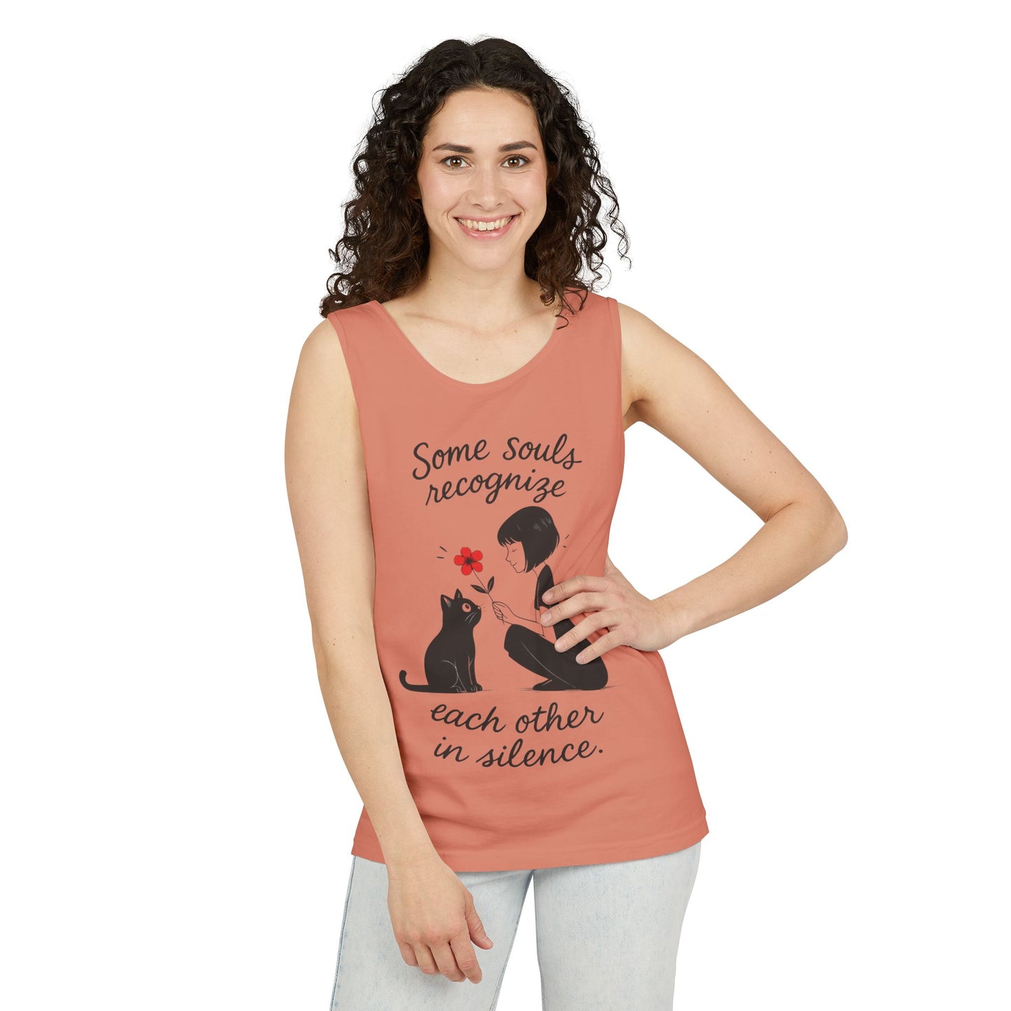 Cat Lover's Womens Tank Top, Perfect for Pet Lovers, Gift for Birthdays, Relaxation Wear, Cute Cat Lovers Womens Tee,