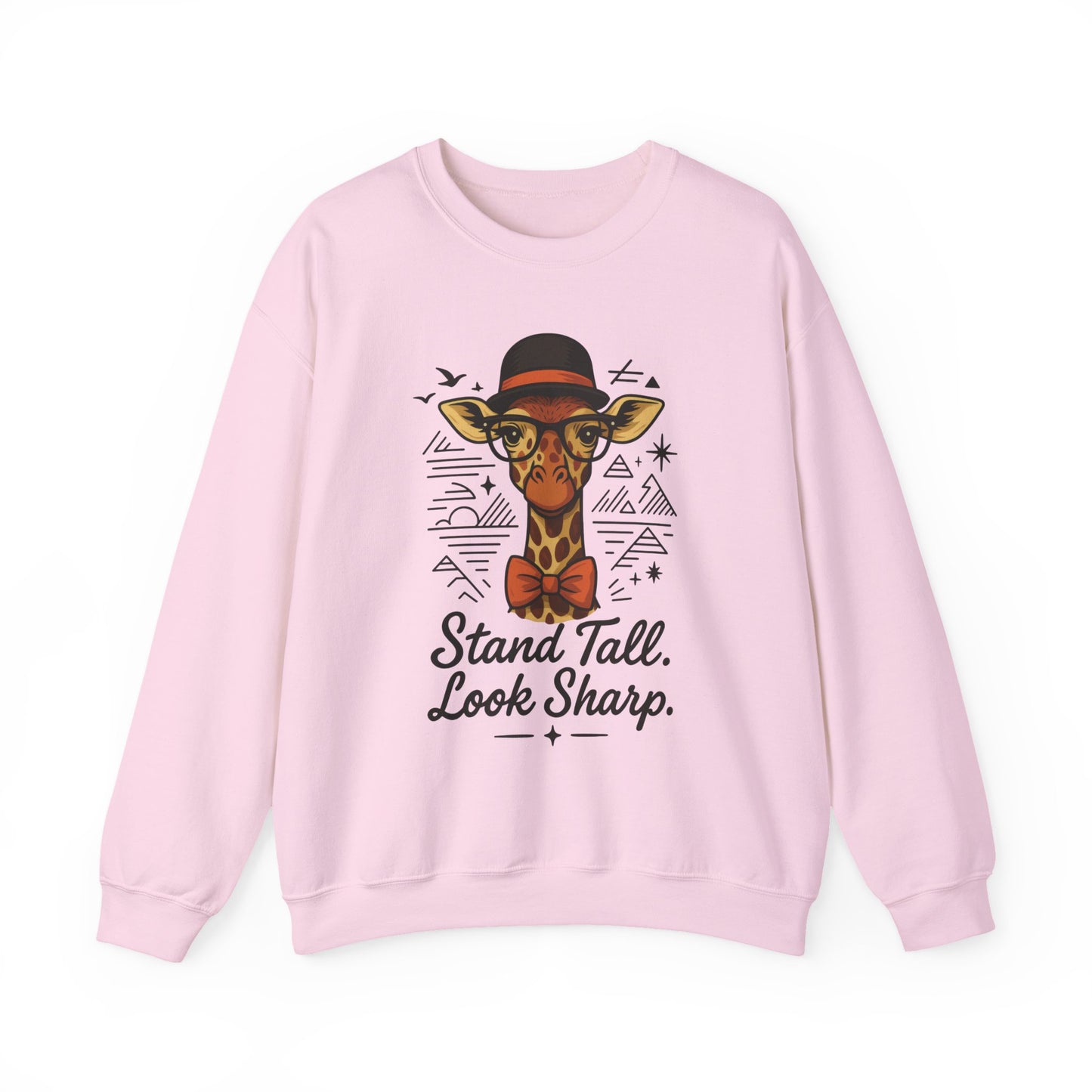 Stylish Giraffe Sweatshirt - Stand Tall, Look Sharp, Unisex Sweater for Animal Lovers, Cozy Gift, Fun Fashion for All Seasons