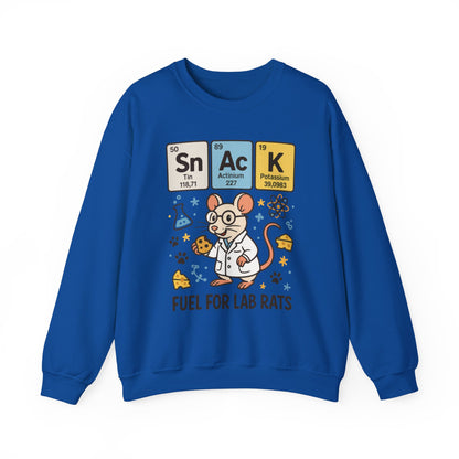 Lab Rat Science Sweatshirt, Science Crewneck, Funny Gift for Teachers, Chemistry Sweatshirt, Cute Lab Rat Design, Perfect for Birthdays
