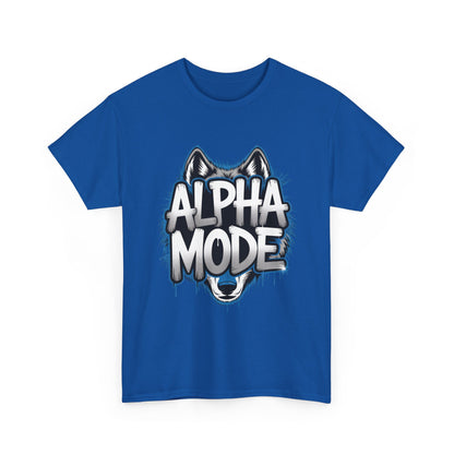 Alpha Mode Wolf Graphic Mens T-Shirt Streetwear, Alpha Tee, Wolf Tee, Street Tee, Wolf Art