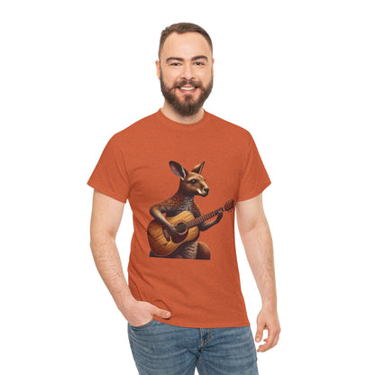 Funny Kangaroo Playing Guitar T-Shirt, Cute Animal Music Lover Shirt,  Aussie Wildlife Gift Idea, Music Lovers, Animal Tee, Fun Gift