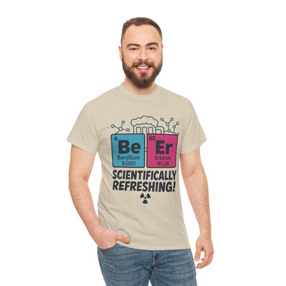 Mens Beer Science T-Shirt, Periodic Table Tee, Nerd Shirt for Him, Science Gift Tee, Chemistry Shirt, Science Lover Apparel, STEM Outfit