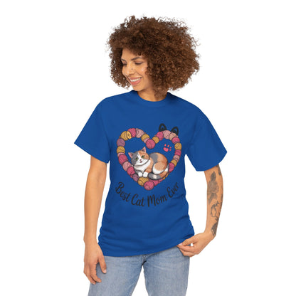 Best Cat Mom Ever T-Shirt, Cat Lover Gift, Pet Mom Shirt, Funny Animal Apparel, Cute Gift for Cat Moms, Gift for Cat Lovers, Kitty Mom Shirt