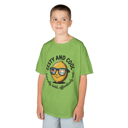 Zesty and Cool Kids Tee, Fun Summer Shirt, Birthday Gift for Kids, Playful Graphic Tee, Cool Kids Apparel, Fruit Tee for Boys and Girls