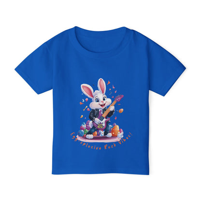 Rockin' Bunny Toddler T-Shirt: Fun Easter Apparel, Kids Rock Tee, Toddler Birthday Gift, Cute Bunny Design