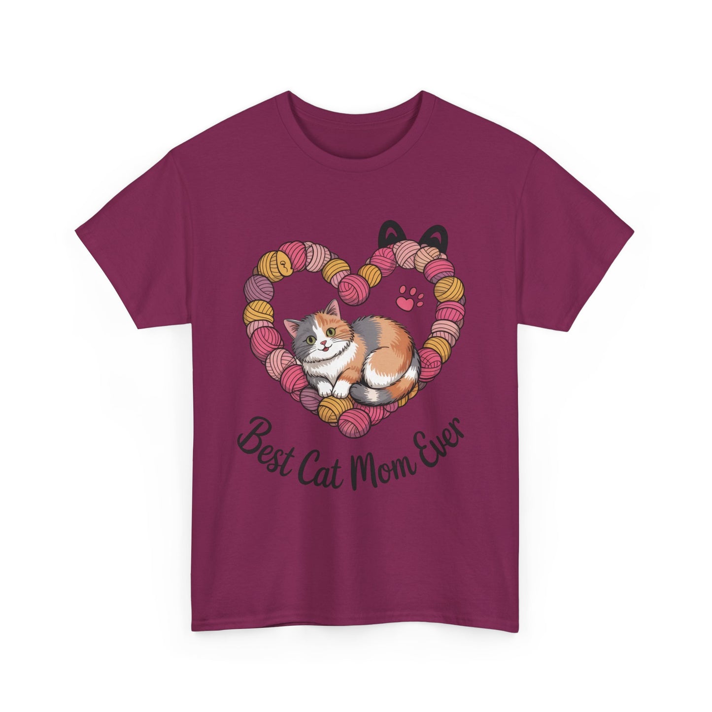 Best Cat Mom Ever T-Shirt, Cat Lover Gift, Pet Mom Shirt, Funny Animal Apparel, Cute Gift for Cat Moms, Gift for Cat Lovers, Kitty Mom Shirt