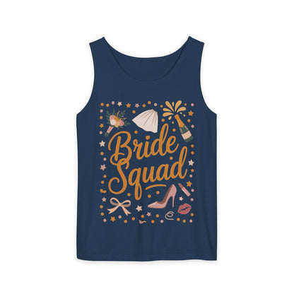 Bride Squad  Tank Top, Bachelorette Party T-Shirt, Bridesmaid Wedding Tee, Hen Party Matching Shirts, Bridal Shower, Gift for Bridesmaids