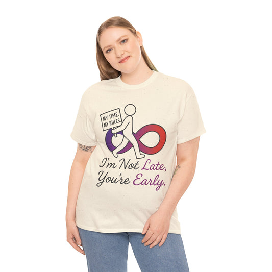 My Time My Rules Women's Heavy Cotton Tee, Funny T-Shirt, Casual Wear, women empowerment tee, confident woman shirt, self love t shirt