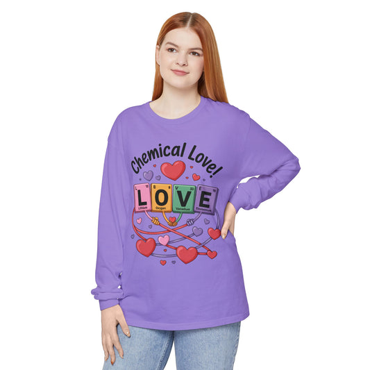 Chemical Love Long Sleeve T-Shirt Women's, Perfect Gift for Science Lovers, Valentine's Day, Chemistry Enthusiasts, Casual Wear, Cute [...]