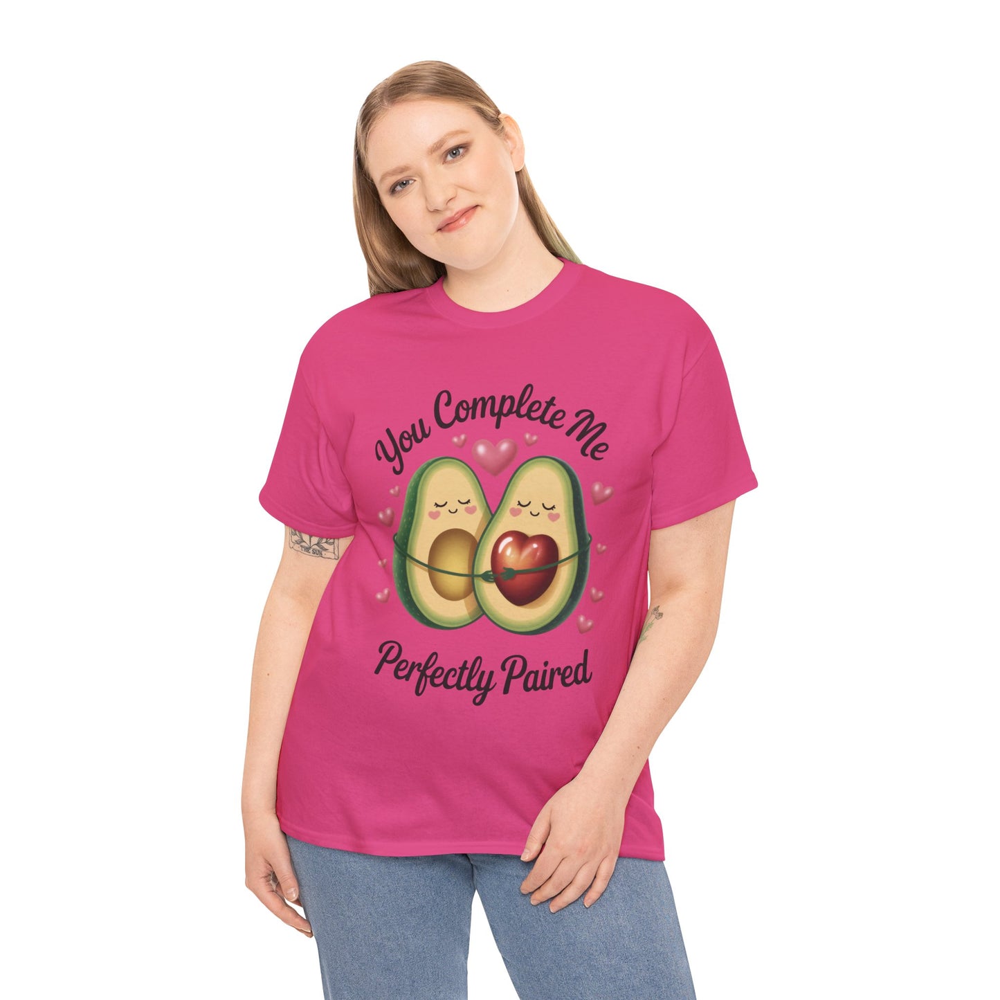 Cute Avocado Love Womens Tee, Perfect for Couples, Valentine's Day Gift, Relationship Shirt, Avocado Lover Apparel