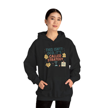 Strategic Humor Hoodie, Unisex Sweatshirt, Gift for Strategists, Funny Hoodie, Planner Gift, Cozy Stylish Sweatshirt, Relaxed Fit Hoody
