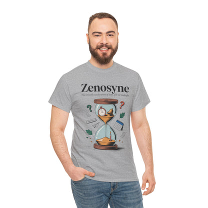 Zenosyne Unisex Heavy Cotton Tee, Aesthetic Word Tee, existential tee, Emotional Word Tee, Moody Graphic Tee, Philosophical Tee