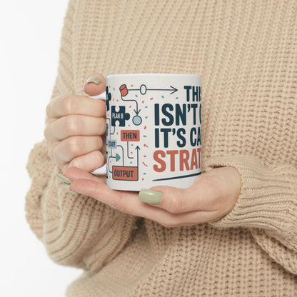 Funny OCD Strategy Mug, Organized Chaos Coffee Cup, Productivity Gift for Planners, Workflow Humor Mug, Office Desk Motivation, Fun Mug