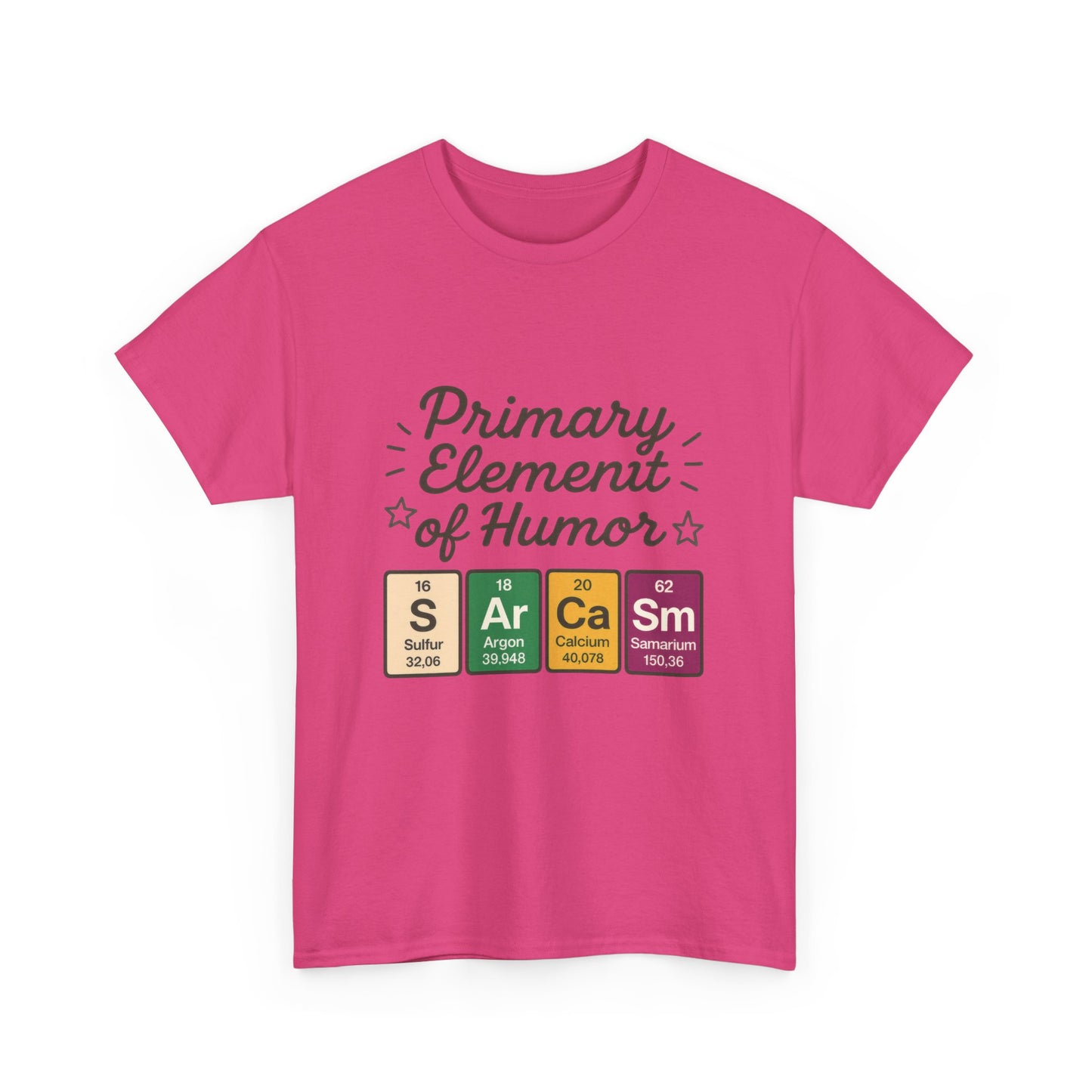 Funny Womens Sarcasm T-Shirt, Element of Humor Tee, Science Nerd Shirt, Chemistry Humor Tee, Gift for Science Lovers, Science Party Apparel