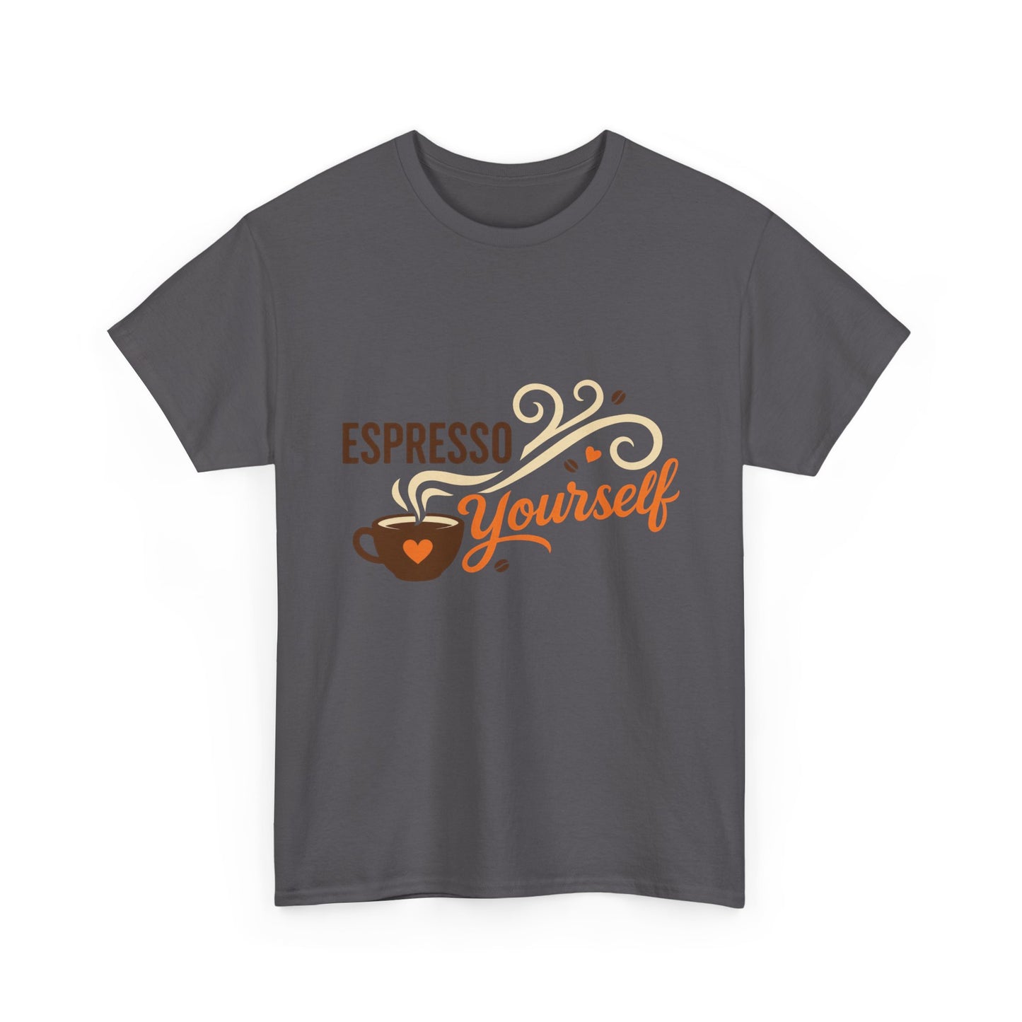 Espresso Yourself Coffee Lover Womens T-Shirt, Funny Barista Graphic Tee Gift