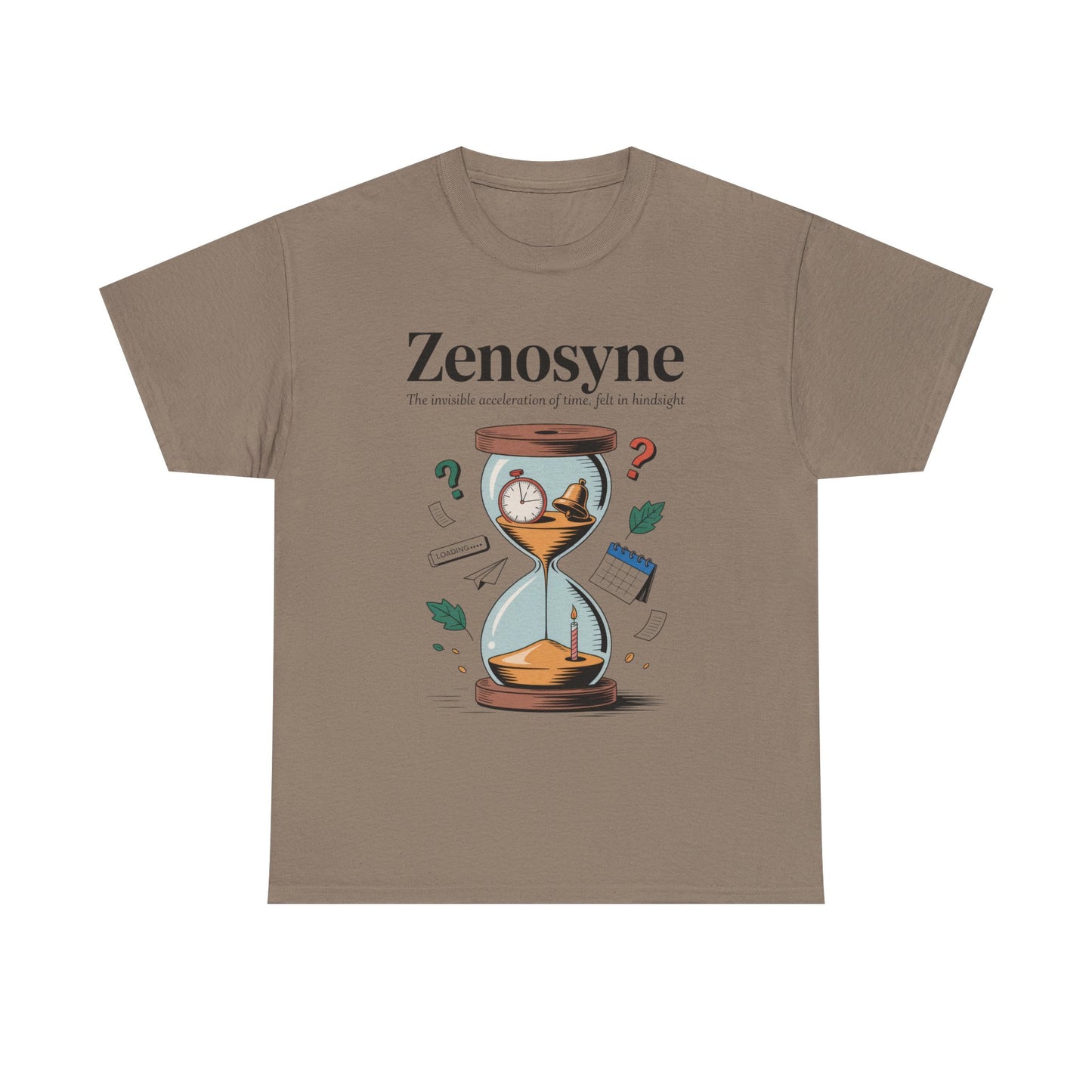 Zenosyne Unisex Heavy Cotton Tee, Aesthetic Word Tee, existential tee, Emotional Word Tee, Moody Graphic Tee, Philosophical Tee