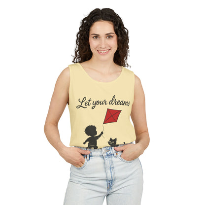 Dream-Catching Tank Top - Lightweight, Womens, Inspirational Graphic Tee, Summer Wear, Perfect Gift for Kids & Families