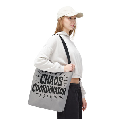 Chaos Coordinator Tote Bag, Fun Carryall for Busy Moms, Students, or Event Planners, Perfect Gift, Beach Weekender Bag,  Large Tote Bag