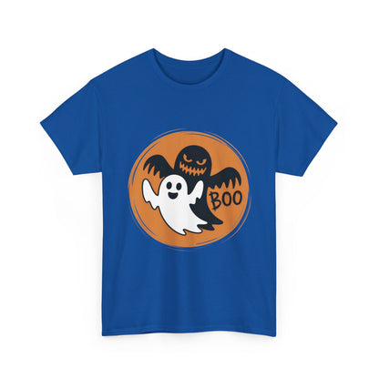 Halloween Ghost Men's T-Shirt, Cute Spooky BOO Tee, Men's Funny Scary Shirt for Men