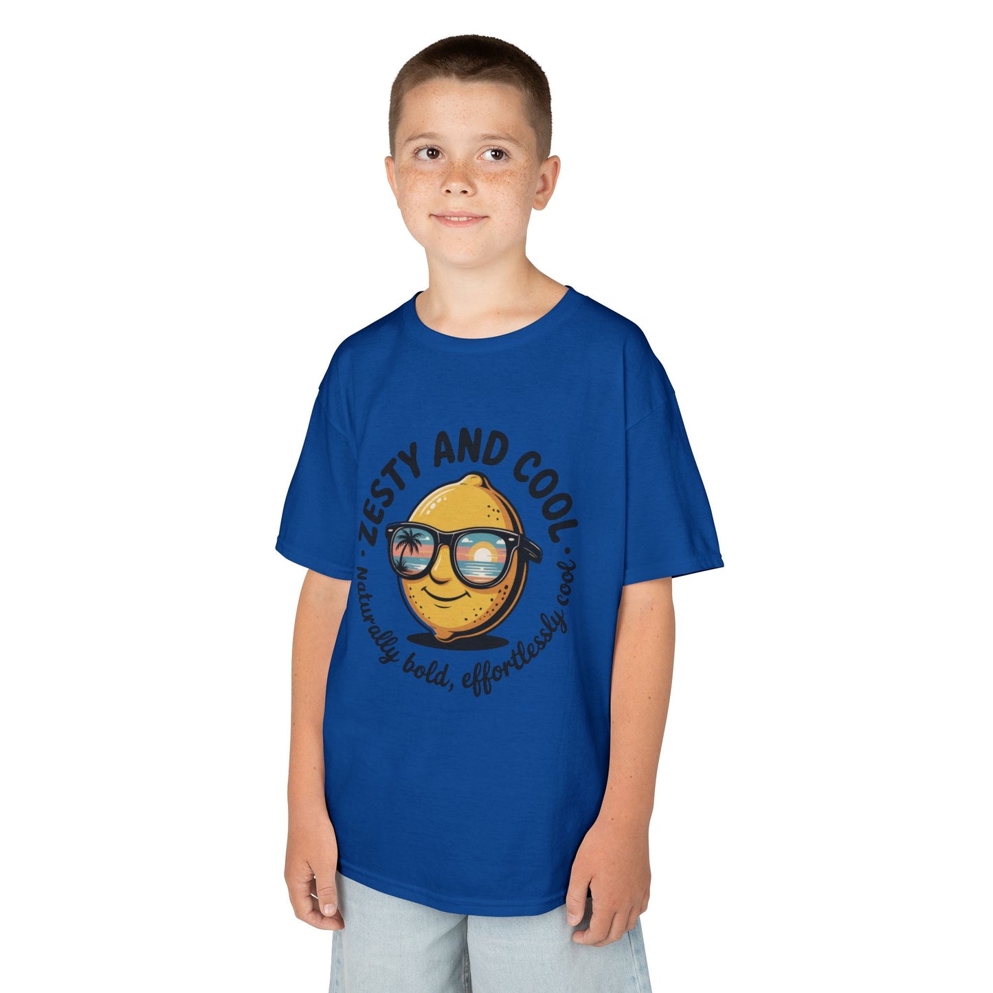Zesty and Cool Kids Tee, Fun Summer Shirt, Birthday Gift for Kids, Playful Graphic Tee, Cool Kids Apparel, Fruit Tee for Boys and Girls