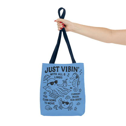 Fun Sea-Themed Tote Bag, Beach Accessories, Summer Vibes, Gift for Ocean Lovers, Reusable Shopping Bag, Cute Beach Tote