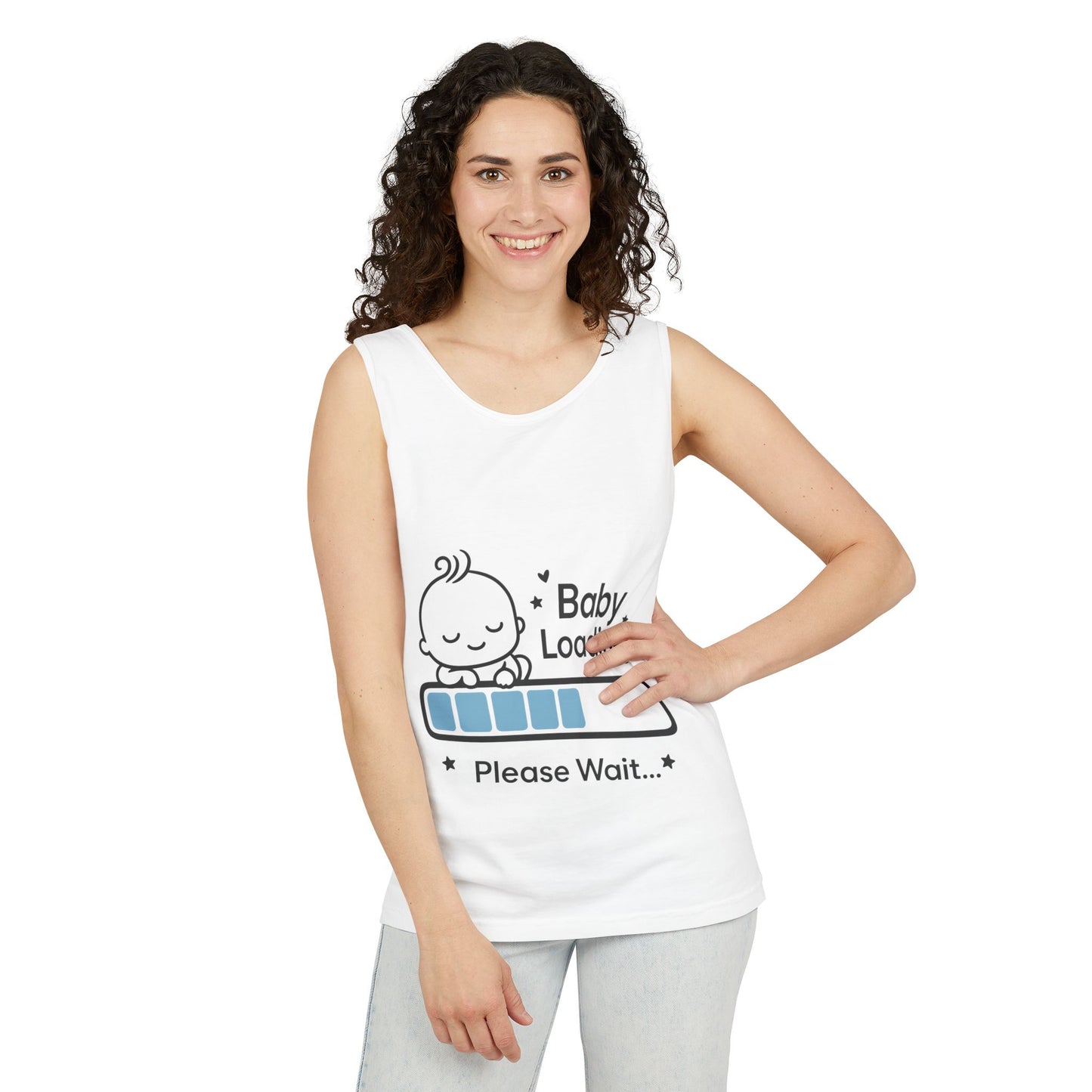 Baby Loading Maternity Tank Top, Pregnancy Announcement Shirt, Mom To Be Gift, Expecting Baby Gift, Pregnancy Reveal Top, Baby Shower Gift