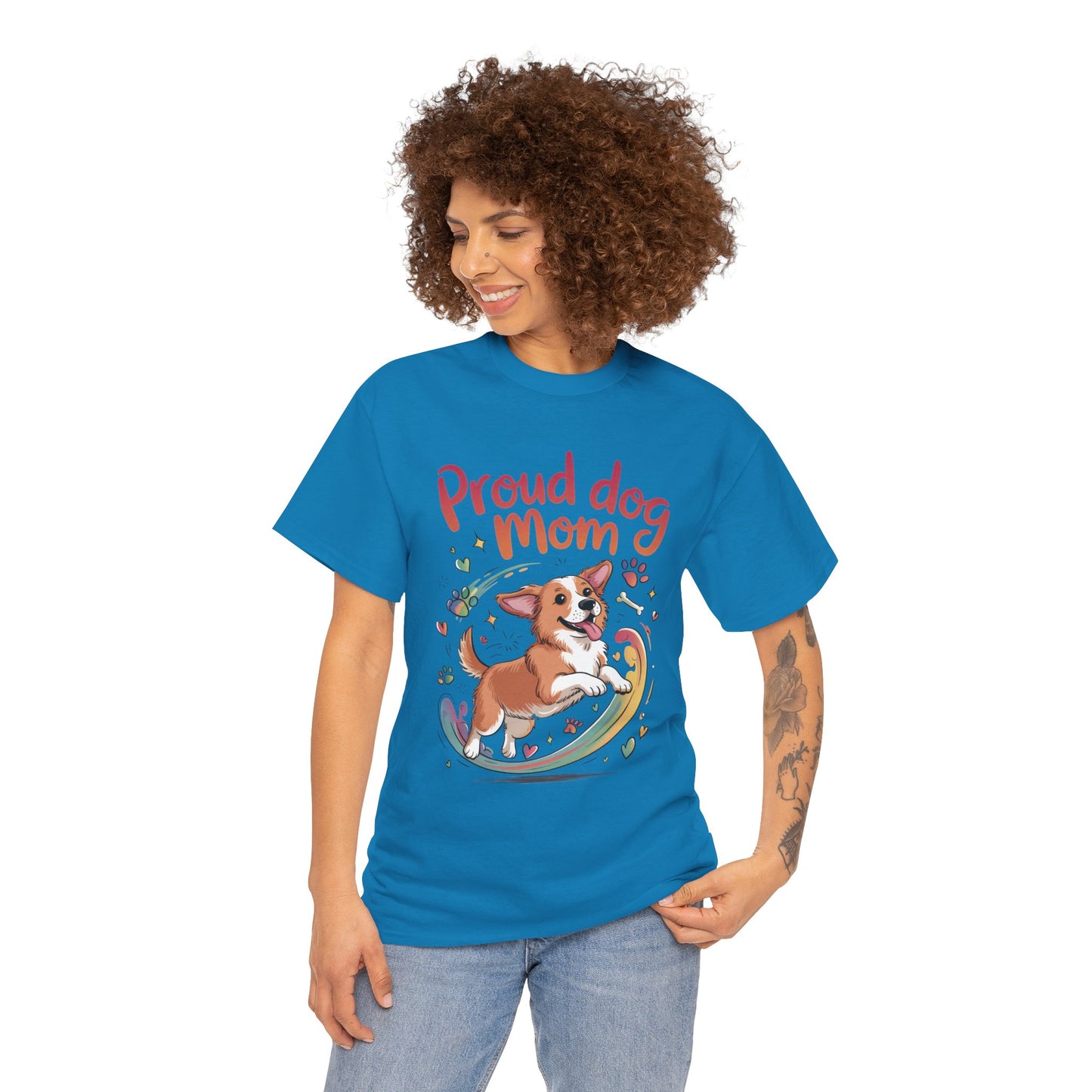 Proud Dog Mom Tee, Cute Pet Lover Shirt, Animal Lover Gift, Dog Mom T-Shirt, Funny Dog Apparel, Gift for Pet Owners, T-Shirt for Pet Moms