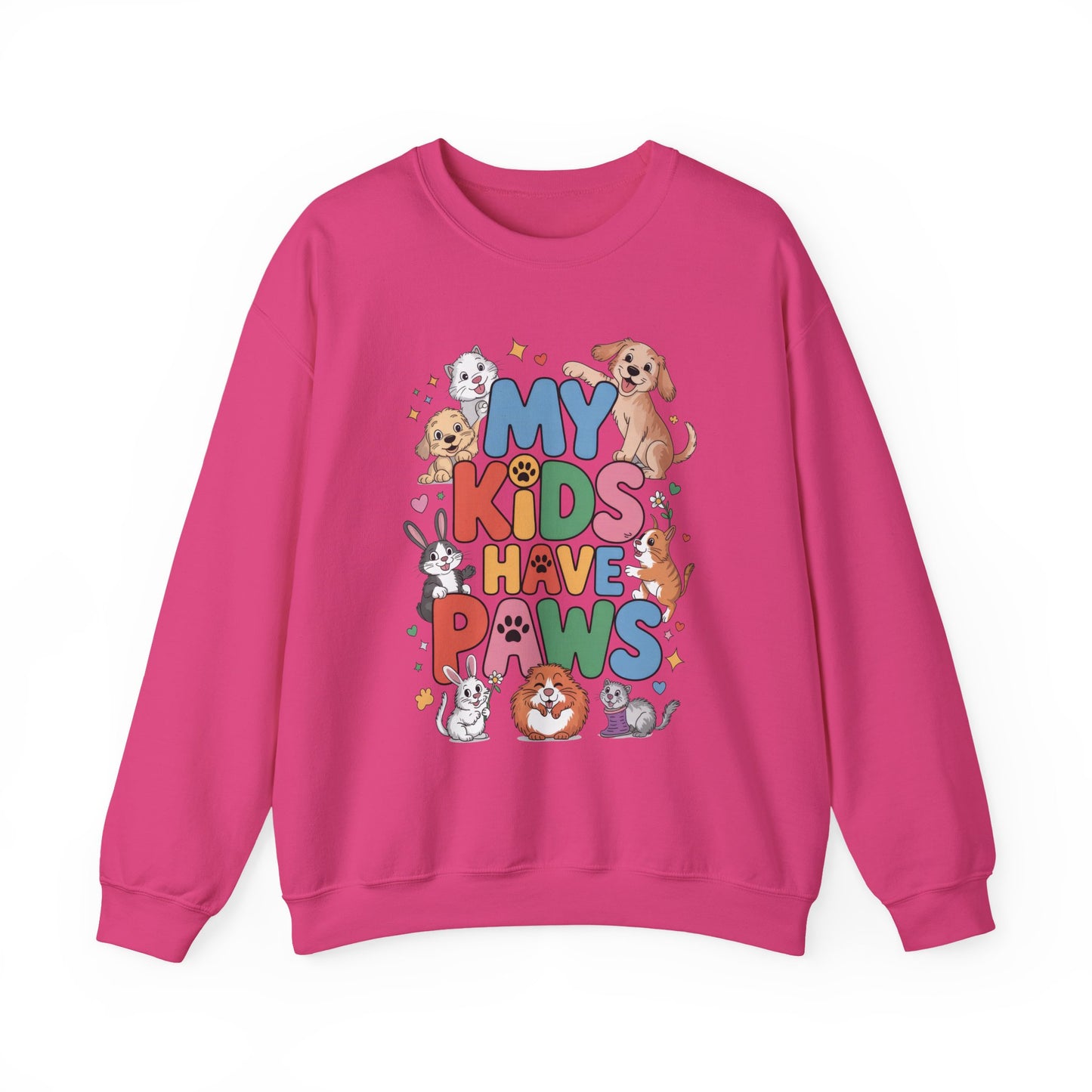 My Kids Have Paws Sweatshirt, Pet Lover Gift, Cute Animal Shirt, Cute Pet Mom Tee, Animal Parent T-Shirt, Gift for Animal Lovers