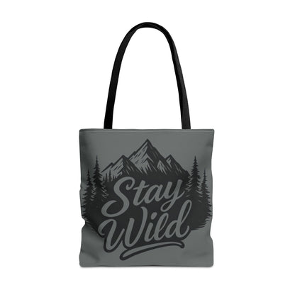 Stay Wild Tote Bag | Eco-friendly Shopping Bag, Adventure Tote, Outdoor Enthusiast Gift, Stylish Carryall, Perfect for Summer Adventures