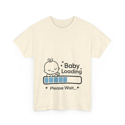 Baby Loading Maternity T-Shirt, Funny Pregnancy Announcement Tee, Mom To Be Gift, Expecting Baby Tee, Pregnancy Reveal Top, Baby Shower Gift