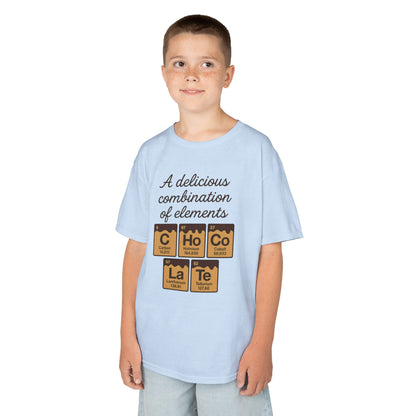 Funny Chocolate Science Young Girl T-Shirt, Choco-LaTe Element Shirt, Sweet Science Gift, Children's Gift, Birthday Party