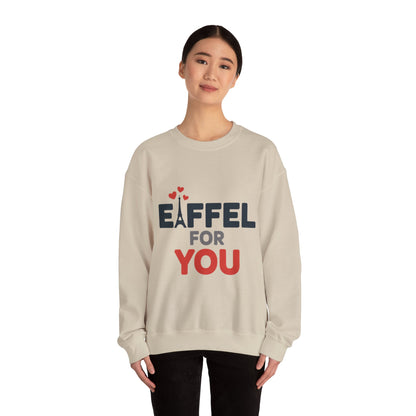 Womens Heavy Blend™ Crewneck Sweatshirt, Eiffel For You Romantic Paris Womens Sweatshirt