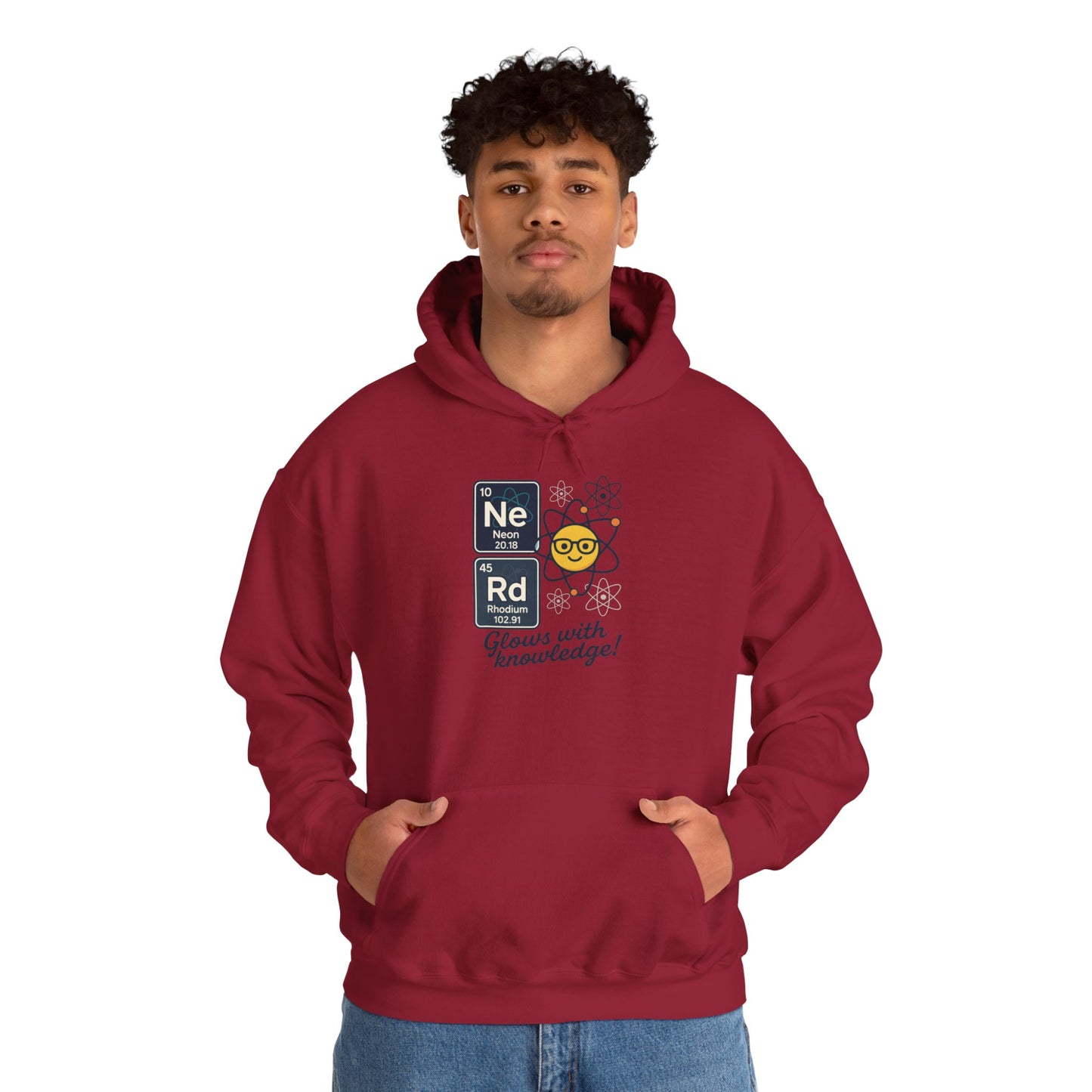 Nerd Science Hoodie for Men, Funny Science Sweatshirt, Periodic Table Hoodie, Geeky Gift, Perfect for Holidays & Science Lovers