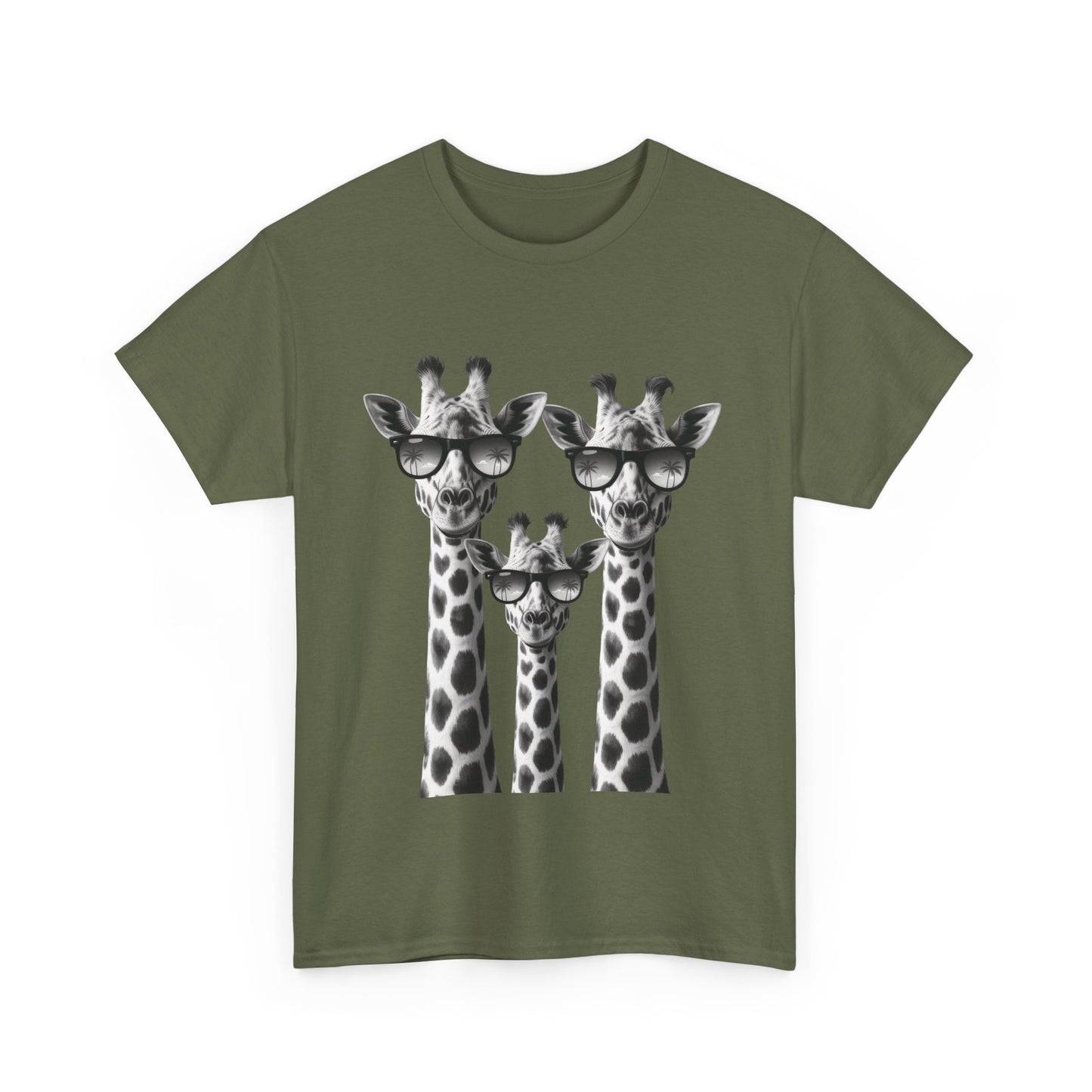 Cool Giraffes Unisex Tee, Fun Gift for Animal Lovers, Nature Enthusiasts, Safari Wildlife Lover Shirt