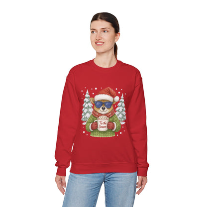 Women's Tis the Season Christmas Sweatshirt, Festive Reindeer Pullover