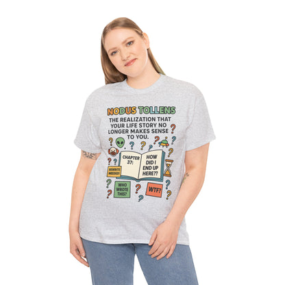 Nodus Tollens Women's Tee, Latin Words, Moods & Modes, Self-Awareness, Personal Development, Funny Existential Graphic Tee, Book Lover Gift