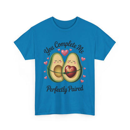 Cute Avocado Love Womens Tee, Perfect for Couples, Valentine's Day Gift, Relationship Shirt, Avocado Lover Apparel