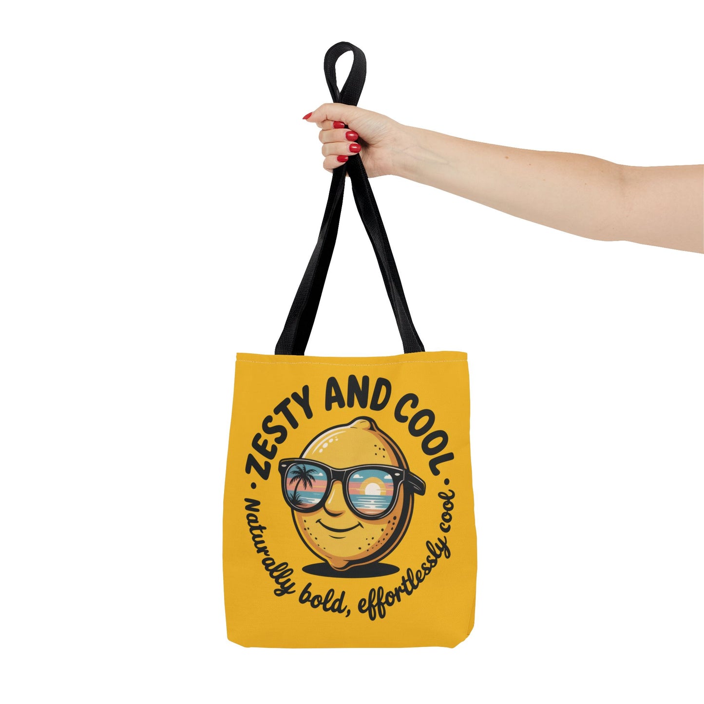 Zesty Lemon Tote Bag - Fun & Bold Carry-All for Everyday Use, Summer, Beach Days, Gifts, Eco-Friendly Shopping, Large Tote Bag