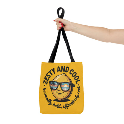 Zesty Lemon Tote Bag - Fun & Bold Carry-All for Everyday Use, Summer, Beach Days, Gifts, Eco-Friendly Shopping, Large Tote Bag
