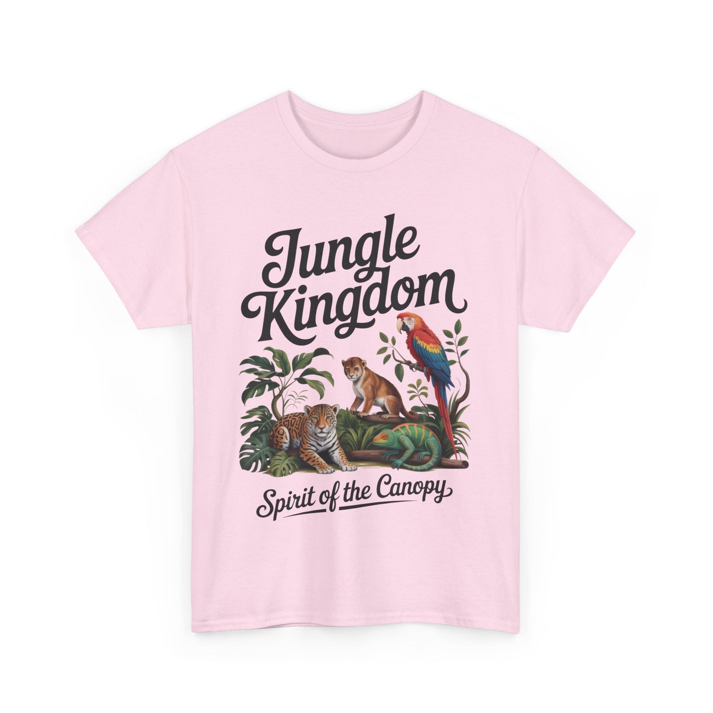 Mens Jungle Kingdom Tee - Nature Lover T-Shirt, Animal Graphic Tee, Eco-Friendly Gift, Summer Fashion, Adventure Outfit
