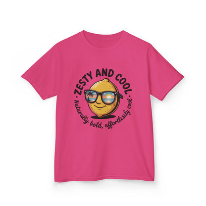 Zesty and Cool Kids Tee, Fun Summer Shirt, Birthday Gift for Kids, Playful Graphic Tee, Cool Kids Apparel, Fruit Tee for Boys and Girls