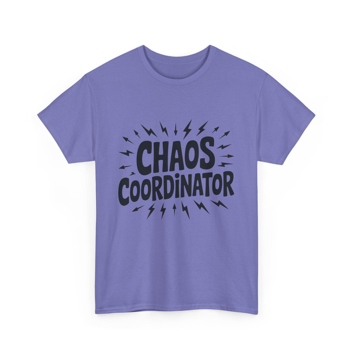 Chaos Coordinator Unisex Heavy Cotton Tee, Funny Graphic T-Shirt, Gift for Moms, Mom Life Graphic Tee, Mother's Day T-Shirt