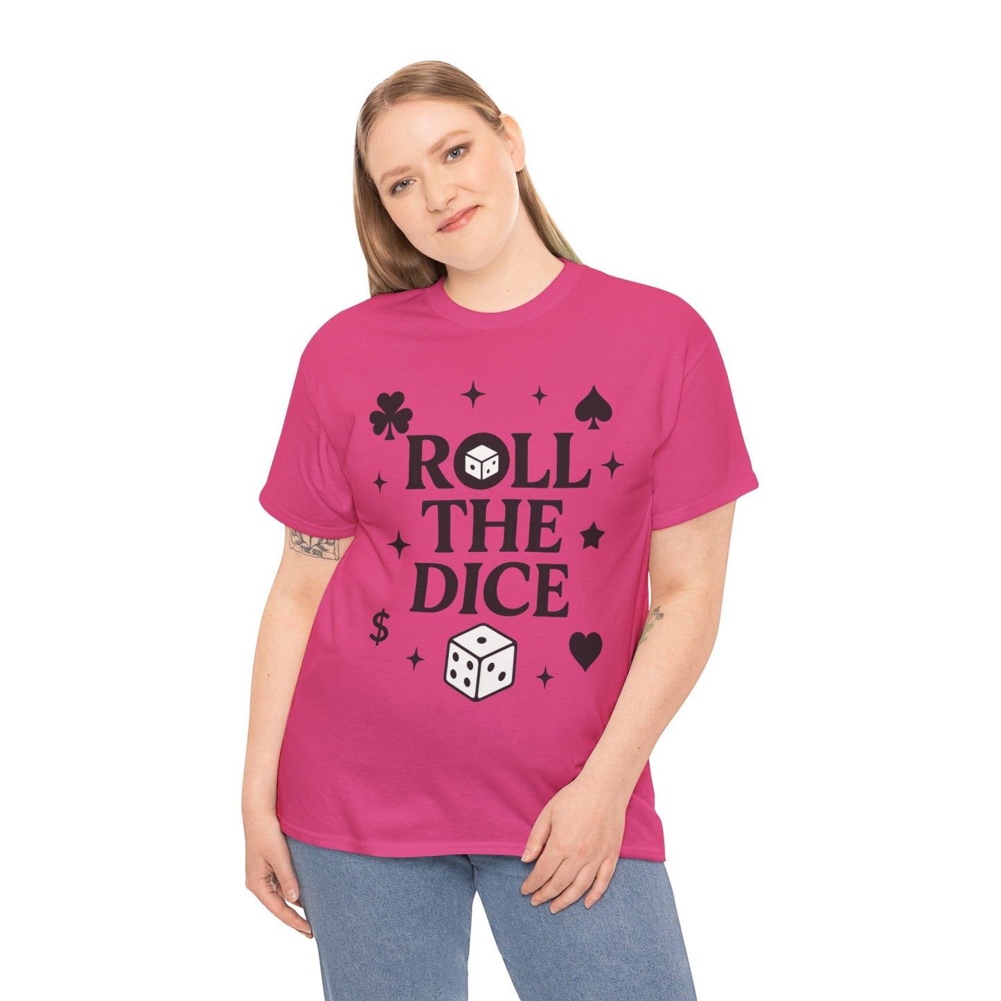 Fun Dice & Card Games Unisex Tee, Perfect for Game Nights, Gifts for Gamers, Poker Events, Gambling Shirt, Casino Wear, Poker T-Shirt