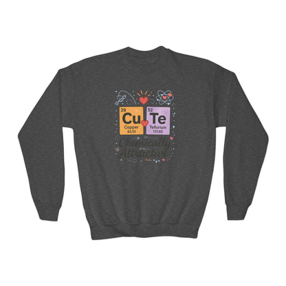 CuTe Teen Crewneck Sweatshirt, Science Sweatshirt for Girls, Chemically STEM Sweatshirt, Nerdy Gift for Teens, Funny Gift for Science Lovers