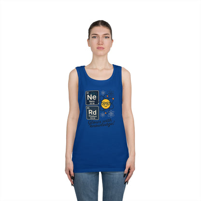 Nerd Tank Top for Men, Funny Science Shirt, Periodic Table Sleeveless Tee, Geeky Workout Shirt, Gift for Teachers, gift for Science Events