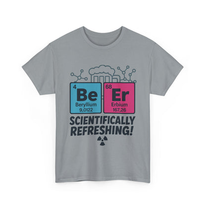 Mens Beer Science T-Shirt, Periodic Table Tee, Nerd Shirt for Him, Science Gift Tee, Chemistry Shirt, Science Lover Apparel, STEM Outfit